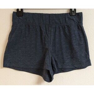 Wmn's LUNYA Blue Pima Cotton Blend Super Soft Sleep/Lounge Shorts XS EXCELLENT!